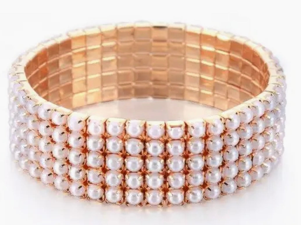 262  Gold Pearl Stretch