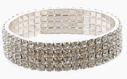 262  Bracelet 4 row stretch
