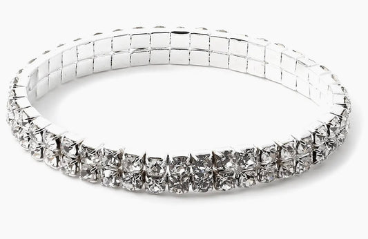 262  Silver Crystal Stretch