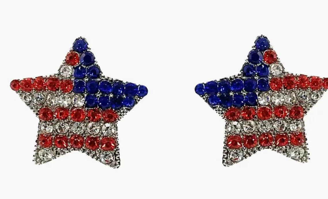 253  Star Clip Earrings