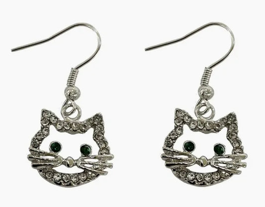 253  Cat Face Earrings