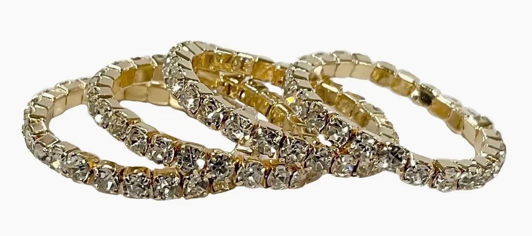 253  Ring Gold Clear