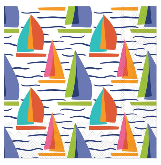 182  Bright Sails Paper Napkins
