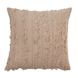 174  Fringe Stripe Pillow - natural