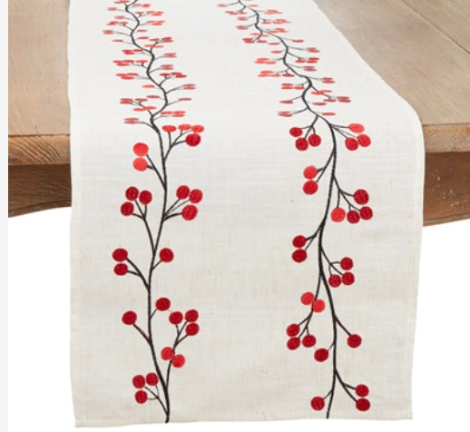 174  Red Berry Runner 16 x 72
