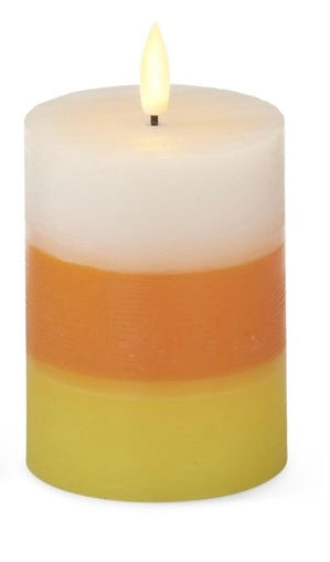 225  Candy Corn Candle Small