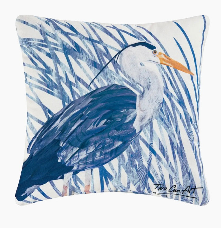 194  Blue Heron Pillow