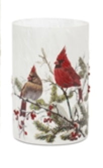 166  Cardinal Candle Holder Small