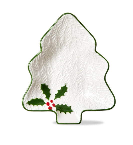 187  Tree Dish with Holly
