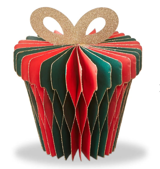 187  Glimmer Paper Present Decor Small