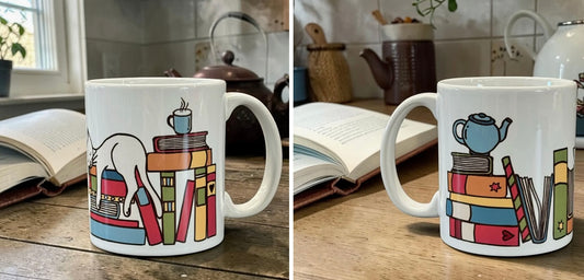 125  Cats, Tea & Books Mug
