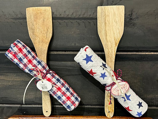 208. Patriotic Towel/spoon