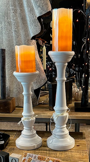186. Candy Corn Pillar 4"