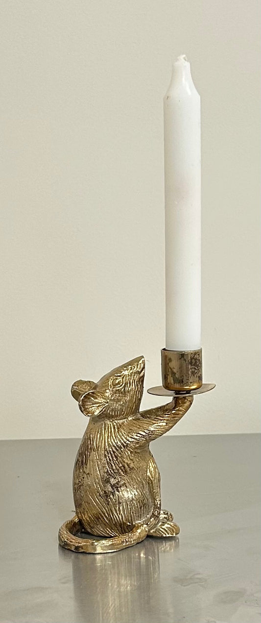 103  Mouse Taper Holder - Gold