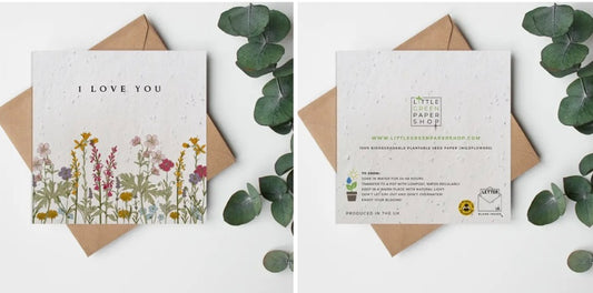 135.  I Love You Large Seed Card