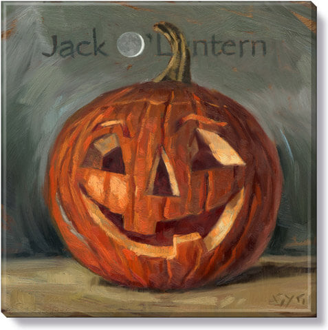 101 Jack O Lantern Giclee 5 x 5