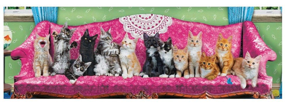 109. Kitty Cat Couch Puzzle