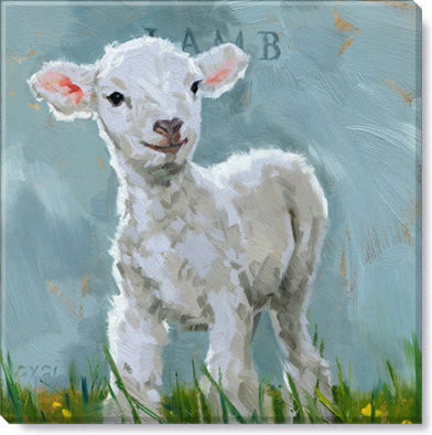 227. Lamb Giclee 5 x 5