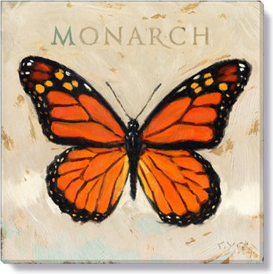 227  Monarch Butterfly Giclee 5 x 5