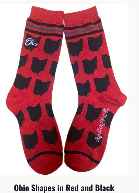 128. State of Ohio Men's Socks