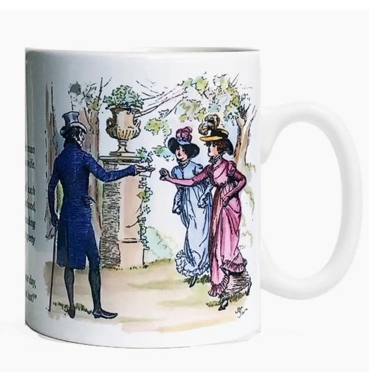 125. Pride and Prejudice Jane Austen mug