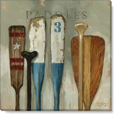 227. Paddles Giclee 5 x 5