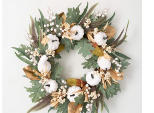 101. Pumpkin Wreath