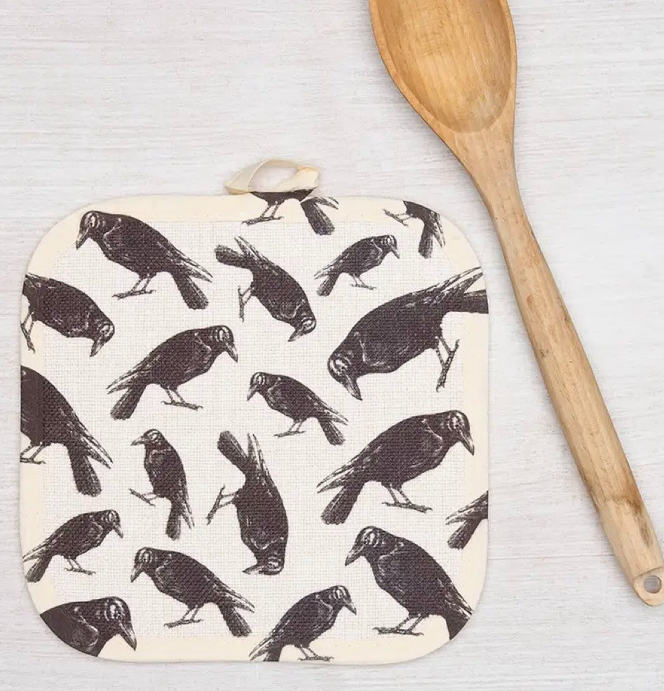210. Raven Pot Holder