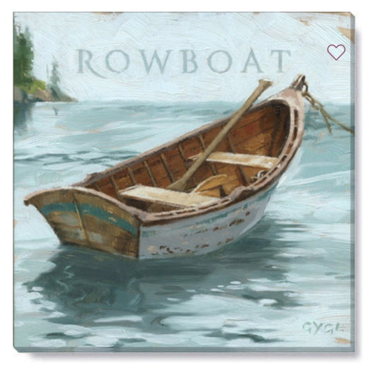 227. Row Boat Giclee  5 x 5