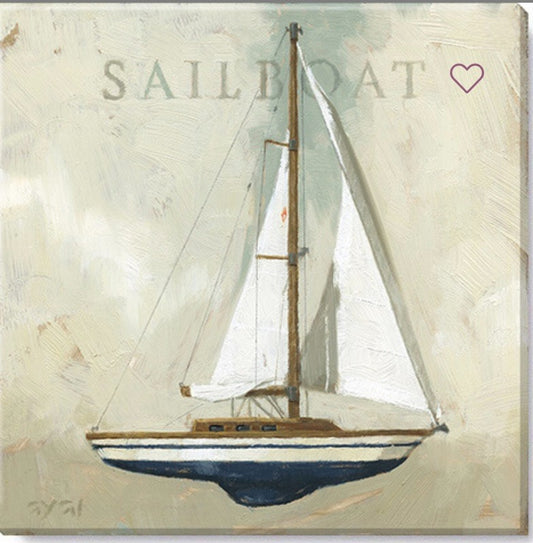 227. Sailboat Giclee 14X14