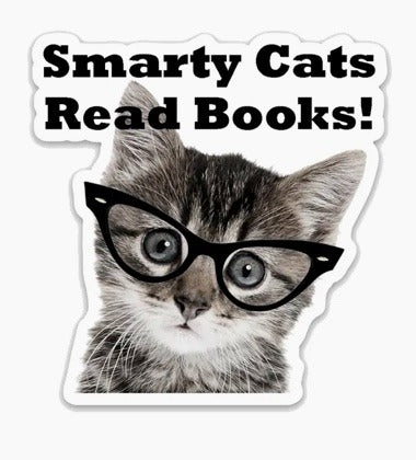 125. Smarty Cat Sticker