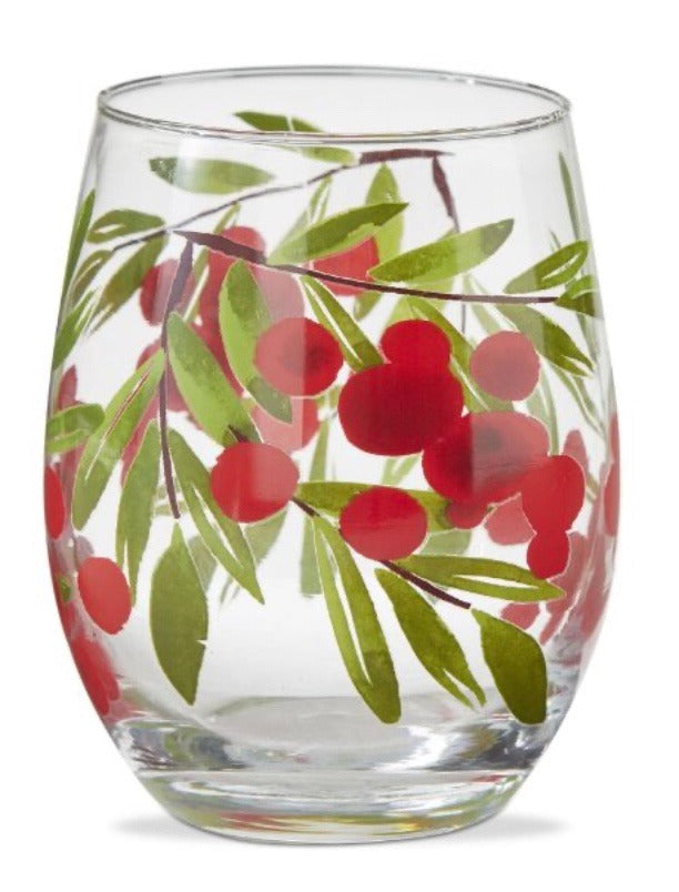 187  Sprig Stemless Wine Glass