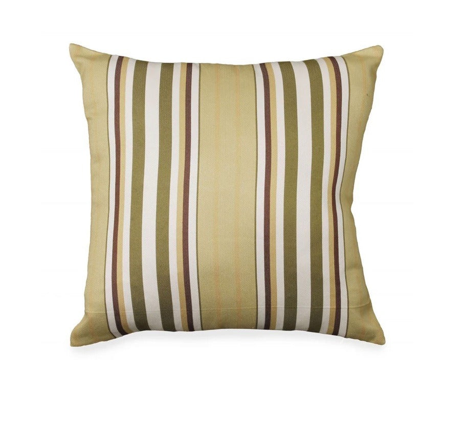 106. Green Stripe Pillow