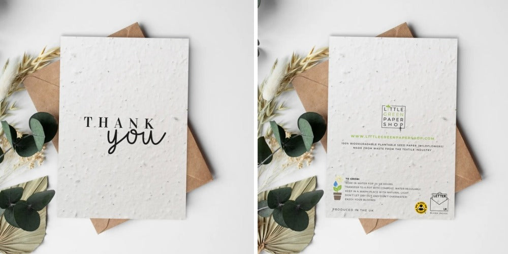 135  Thank you seed card