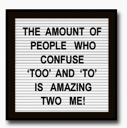 125. Too To Two Sticker