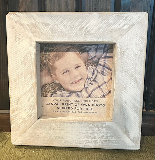 202 White Frame 18 x 18