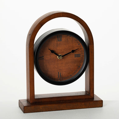 101. Wood Table Clock