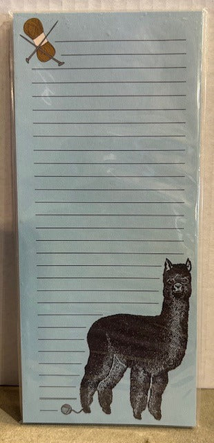 210. Alpaca Note Pads