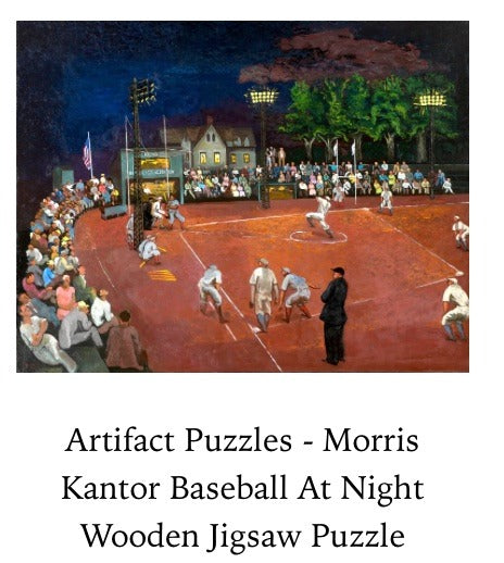 180. Morris Kantor Baseball At Night