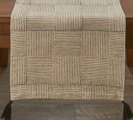 189  Black & Natural Runner