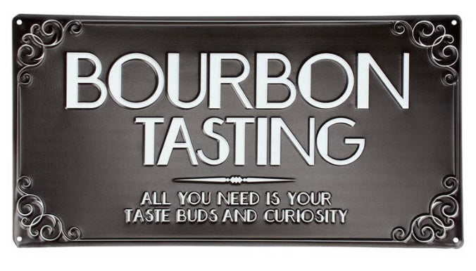 249  Bourbon Tasting Metal Sign