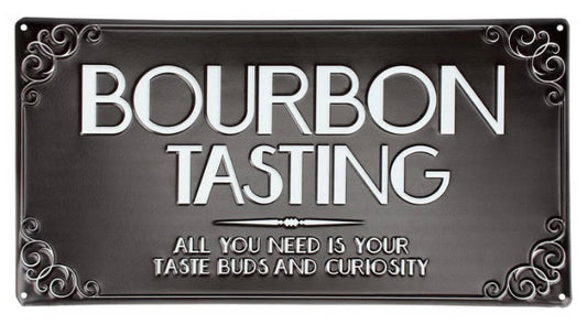 249  Bourbon Tasting Metal Sign