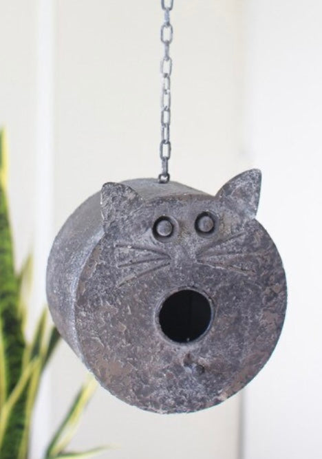 122  Cat Face Bird House