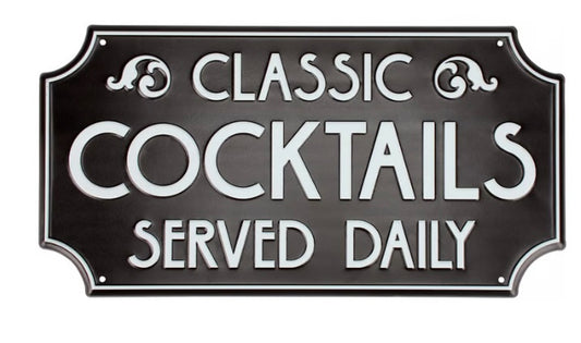 249 Classic Cocktails Sign