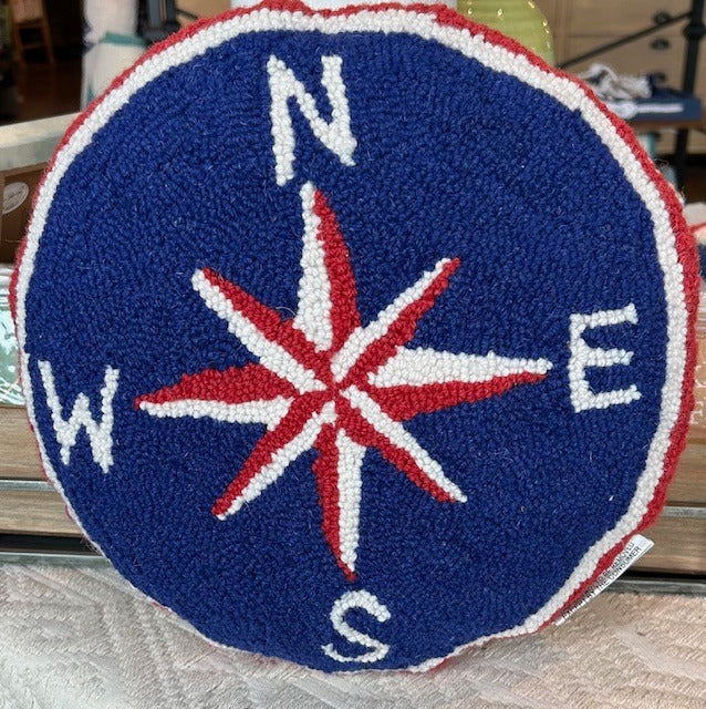 114. Compass Star Pillow