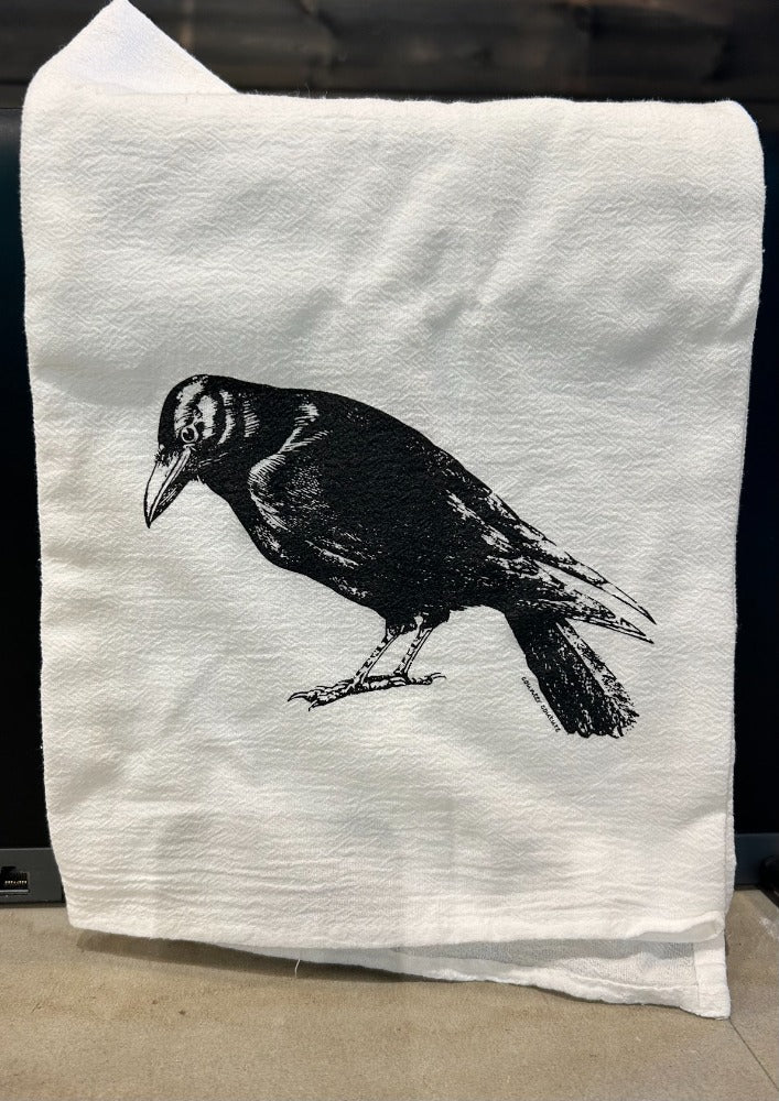 128. Crow Towel