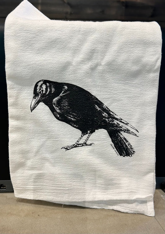 128. Crow Towel