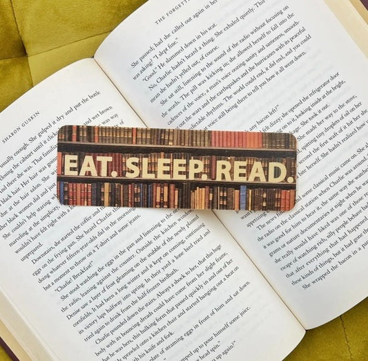 125. Eat Sleep Read Bookmark