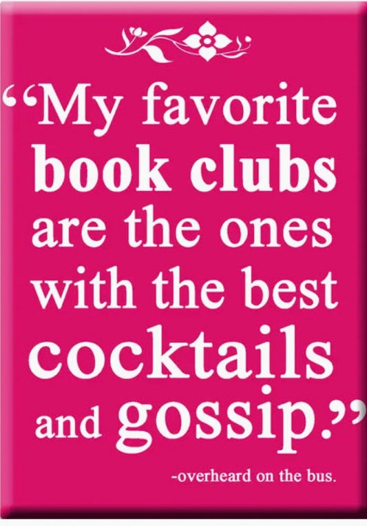 125. Favorite Book Club Magnet