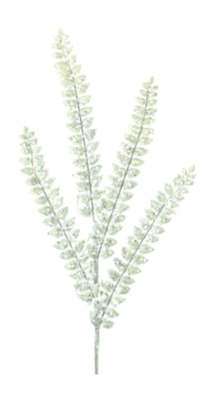 166. Green sparkle Fern Spray